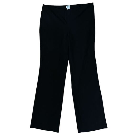 NWT Cache Straight Leg High-Rise Pull On Black Dress Pants Size 14 34X33 - Picture 1 of 6